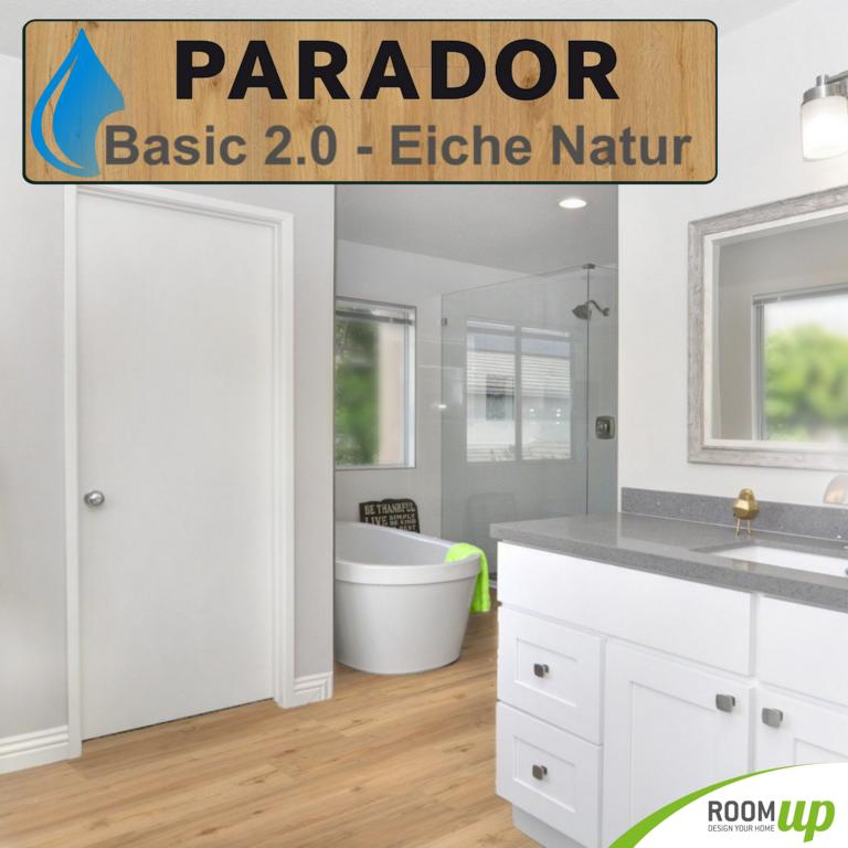 Parador Basic 2.0 Klebe-Vinyl im Badezimmer
