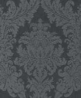 Floral blau - Rasch Vlies-Tapete