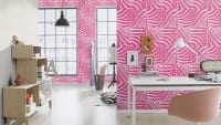 Vorschau: Tierfell Pink - Rasch Vlies - Tapete Tierprint Moderne