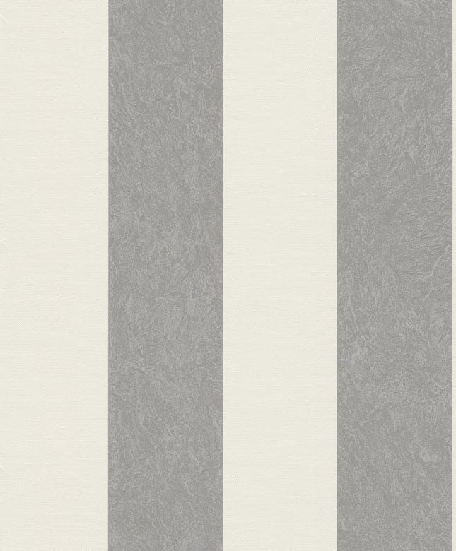 Tapete Barock Beige Grau - Rasch Vlies - Tapete Streifenmuster