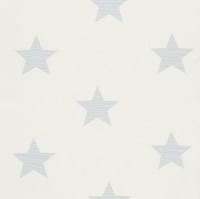 Vorschau: Sterne Hellblau - Rasch Papier Kindertapete