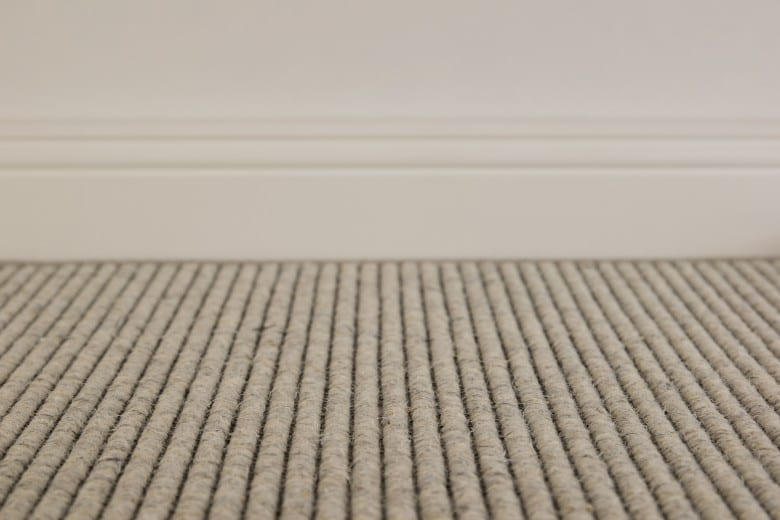Bentzon Brighton Grau-Weiß 098013 - gewebter Teppichboden